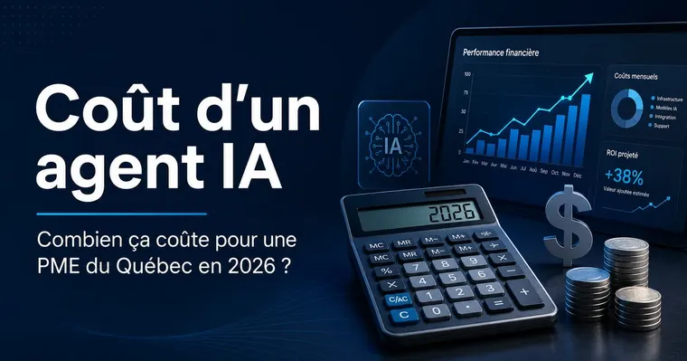 Combien coûte vraiment un agent IA pour PME au Québec en 2026 ?